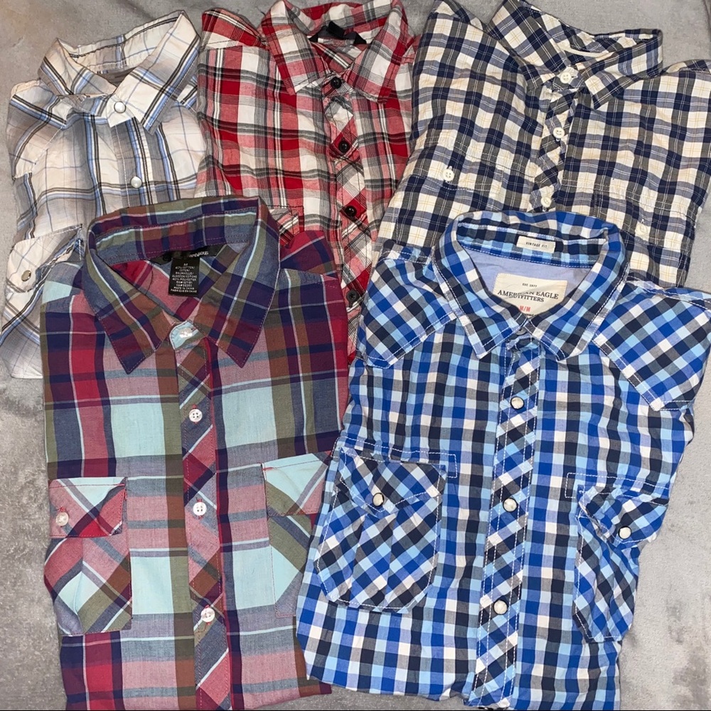 Plaid Button Up / Button Down Shirts - image 1